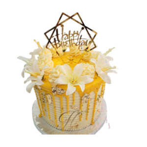 Spring Drip Cake
